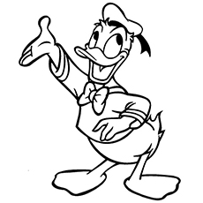 Top free printable donald duck coloring pages online