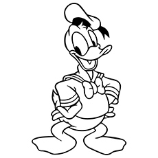 Top free printable donald duck coloring pages online