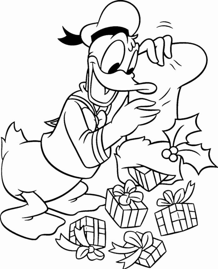 Printable funny donald duck coloring pages pdf for kids