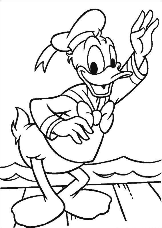 Coloring pages donald duck coloring pages free download
