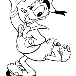 Donald duck coloring pages printable for free download