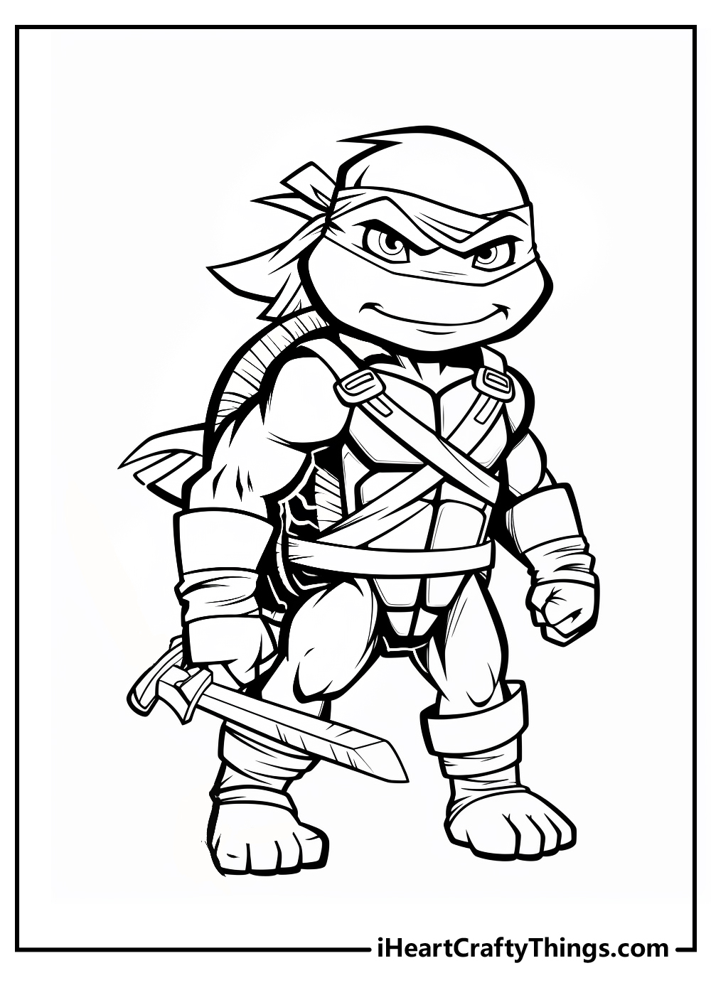 Ninja turtles coloring pages free printables