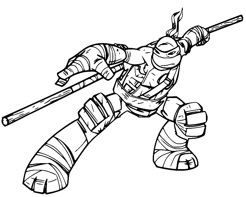 Ninja turtles coloring pages printable for free download