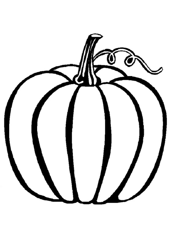Coloring pages pumpkin coloring page
