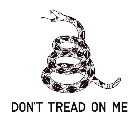 Dont tread on me gadsden flag svg ai vector download with various options