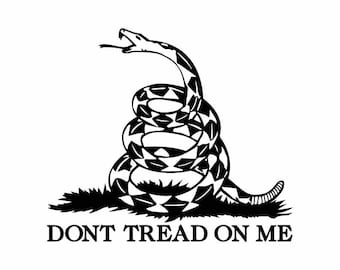 Gadsden flag dont tread on me instant download vector eps svg a png vinyl cutter ready t