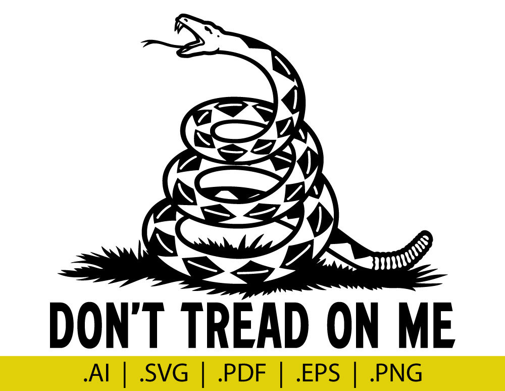 Dont tread on me download svg eps ai dxf