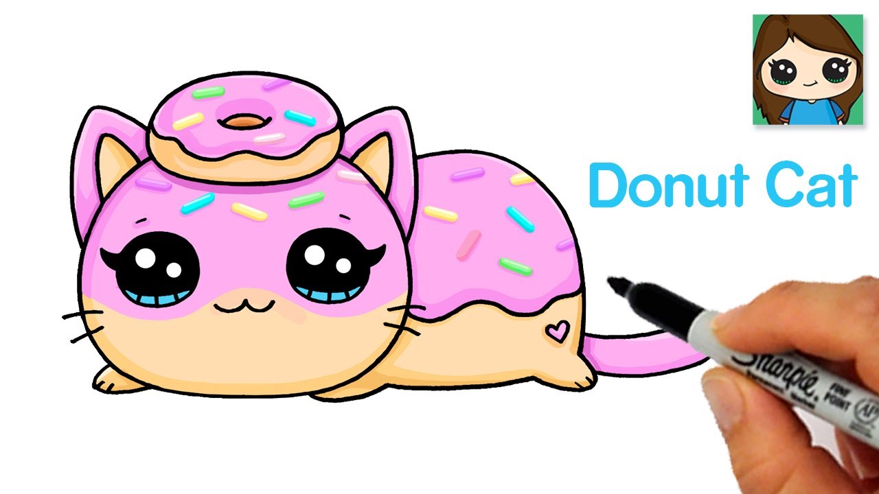 How to draw a donut cat ð aphau eeeows