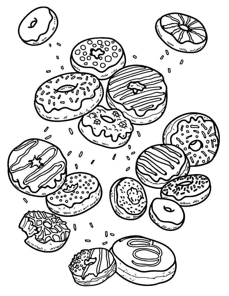 Donut pages â printable pages