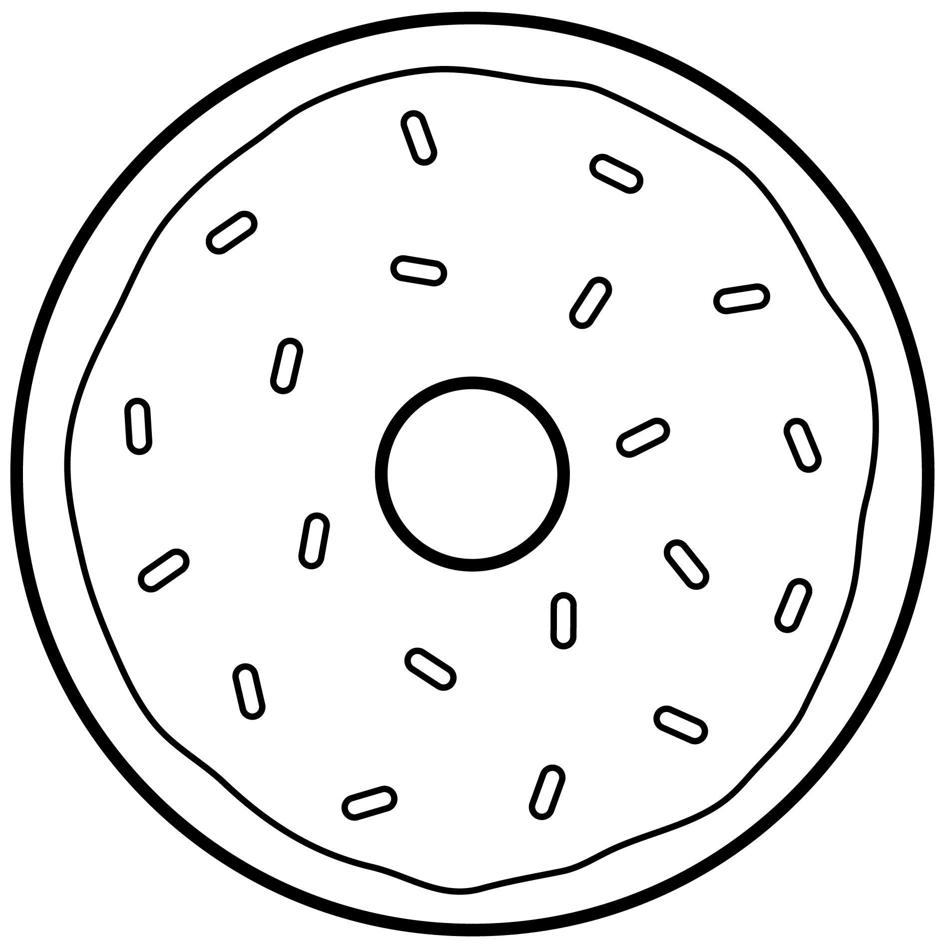 Donut donut coloring page coloring pages coloring pages for kids