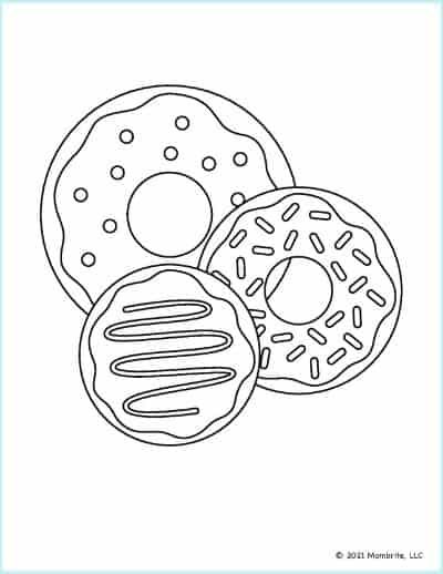 Free printable donut coloring pages donut coloring page coloring pages coloring book art