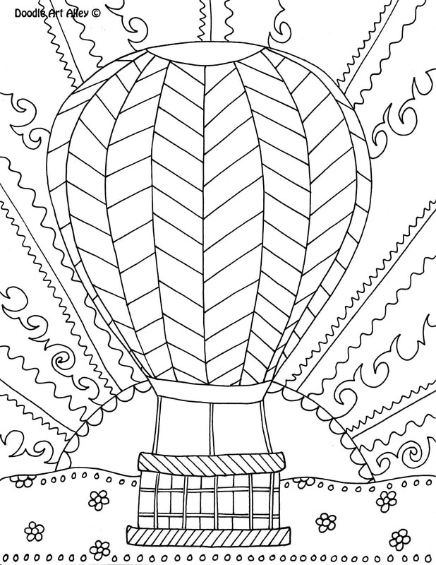 Transportation coloring pages