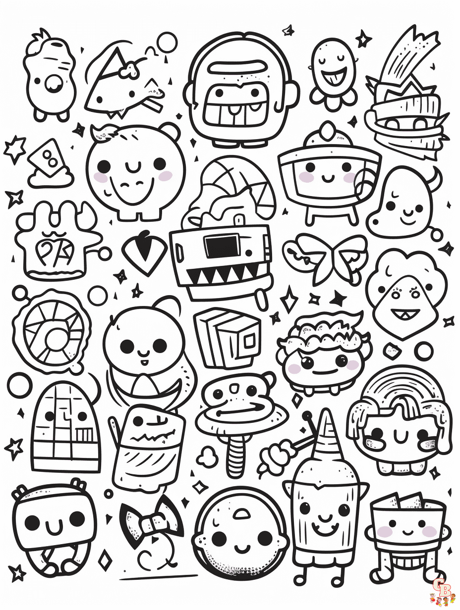 Discover the joy of doodle coloring pages unleash your creativity