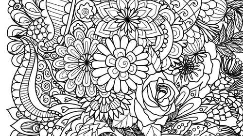 Stress relief coloring pages zen tangle doodle coloring pages tpt