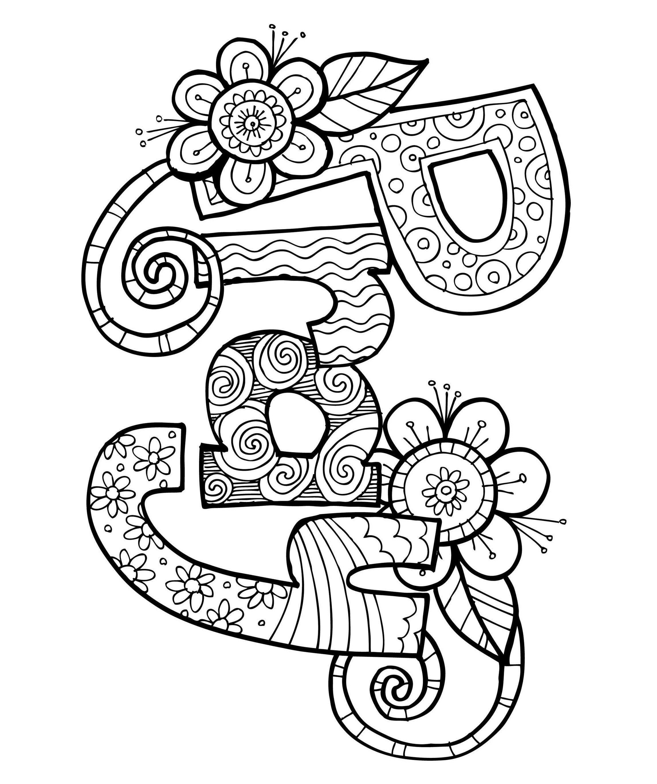 Kpm doodles coloring page pray