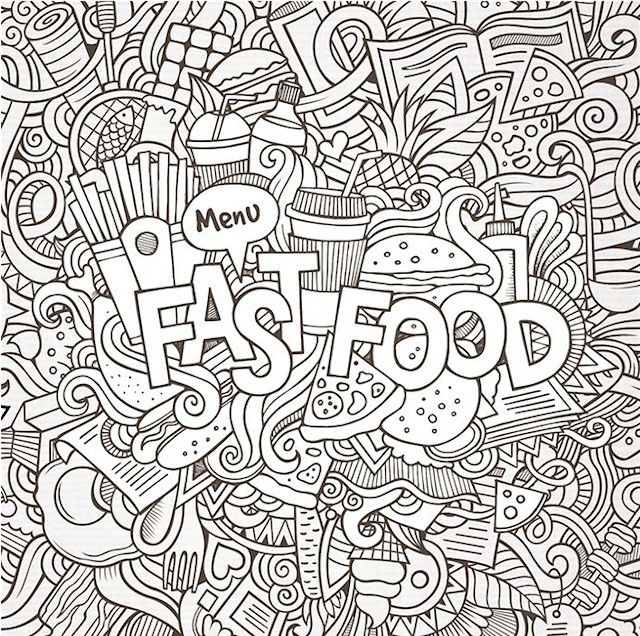 Doodle coloring pages