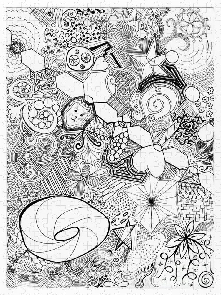 Doodles jigsaw puzzle by clair eisele