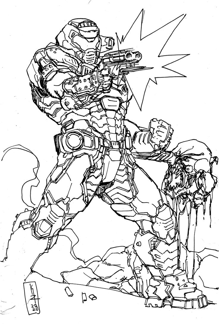 Doom eternal fan art doom game doom invincible ic