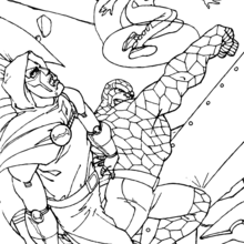 Doctor doom blasted coloring pages