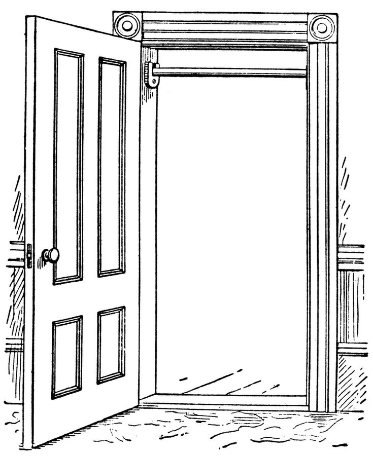 Nine cozy door design coloring pages for inspiration clip art cool art drawings coloring pages