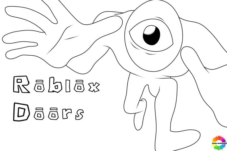 Free doors coloring pages