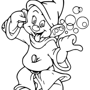 Snow white and the seven dwarfs coloring pages printable for free download
