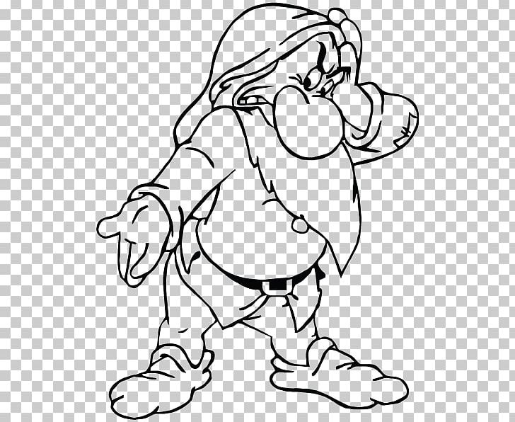 Seven dwarfs grumpy dopey bashful coloring book png clipart arm black black and white cartoon child