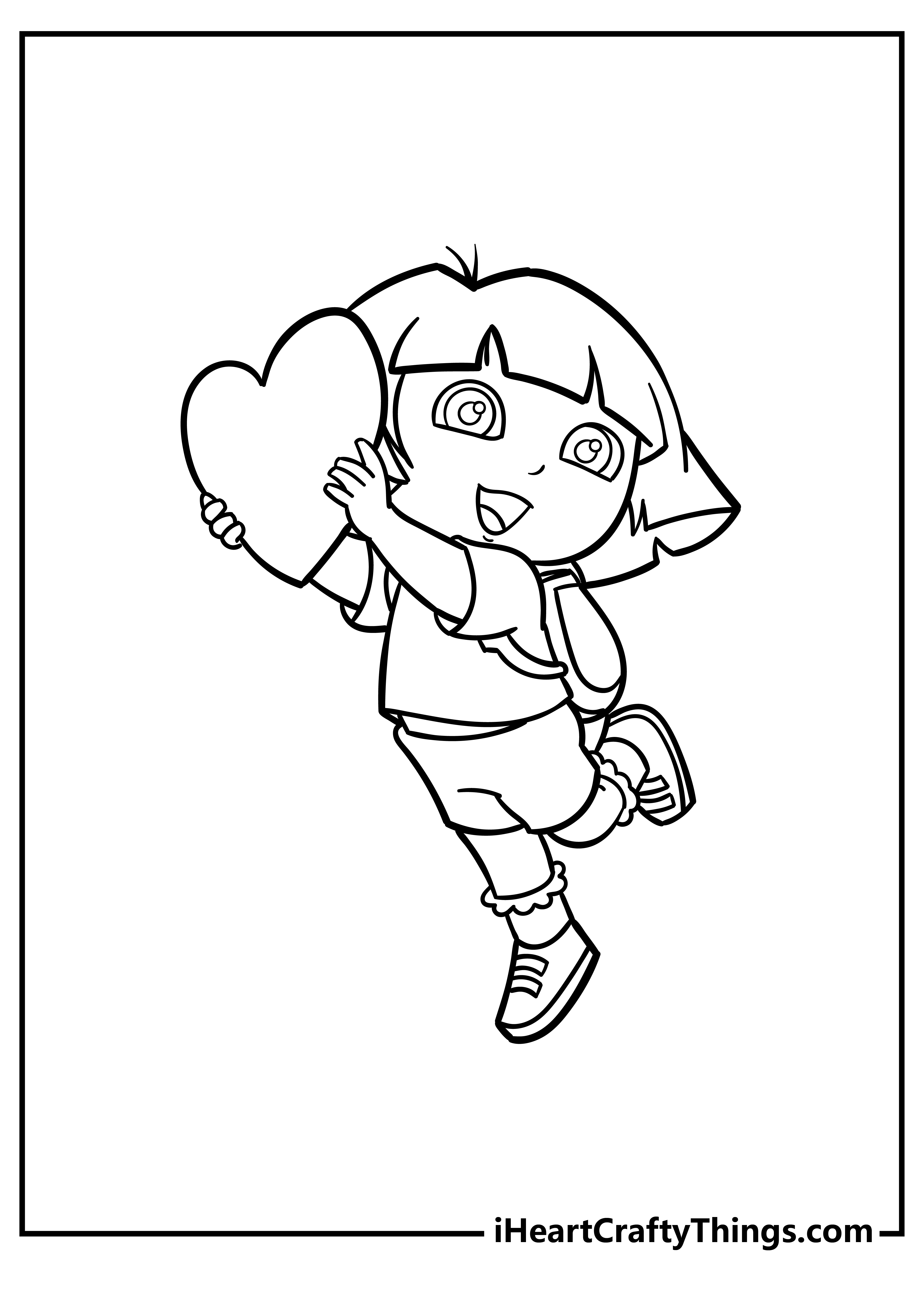 Dora coloring pages free printables