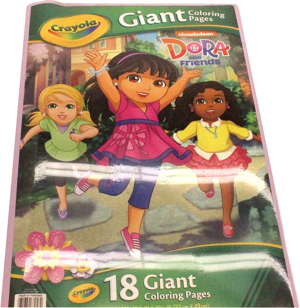 Crayola dora the explorer giant coloring pages buy online at best price in u