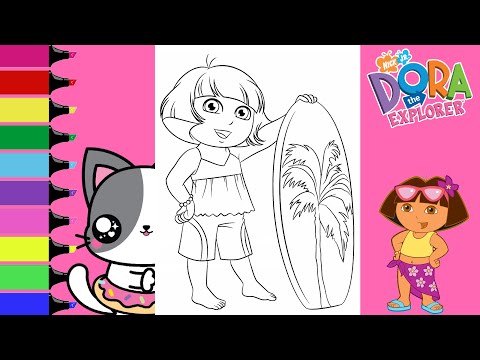 Dora the explorer coloring book pages sdj