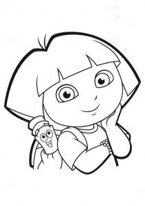 Dora the explorer coloring pages preschool activities coloring pages birthday coloring pages dora the explorer