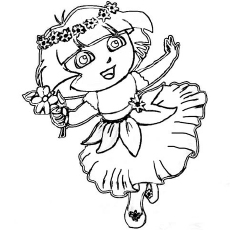 Dora coloring pages