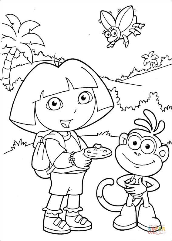 Lets eat some cookies coloring page free printable coloring pages