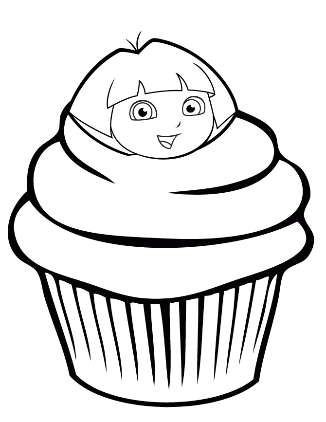 Coloring pages populor cartoon charactors dora the explorer coloring pages