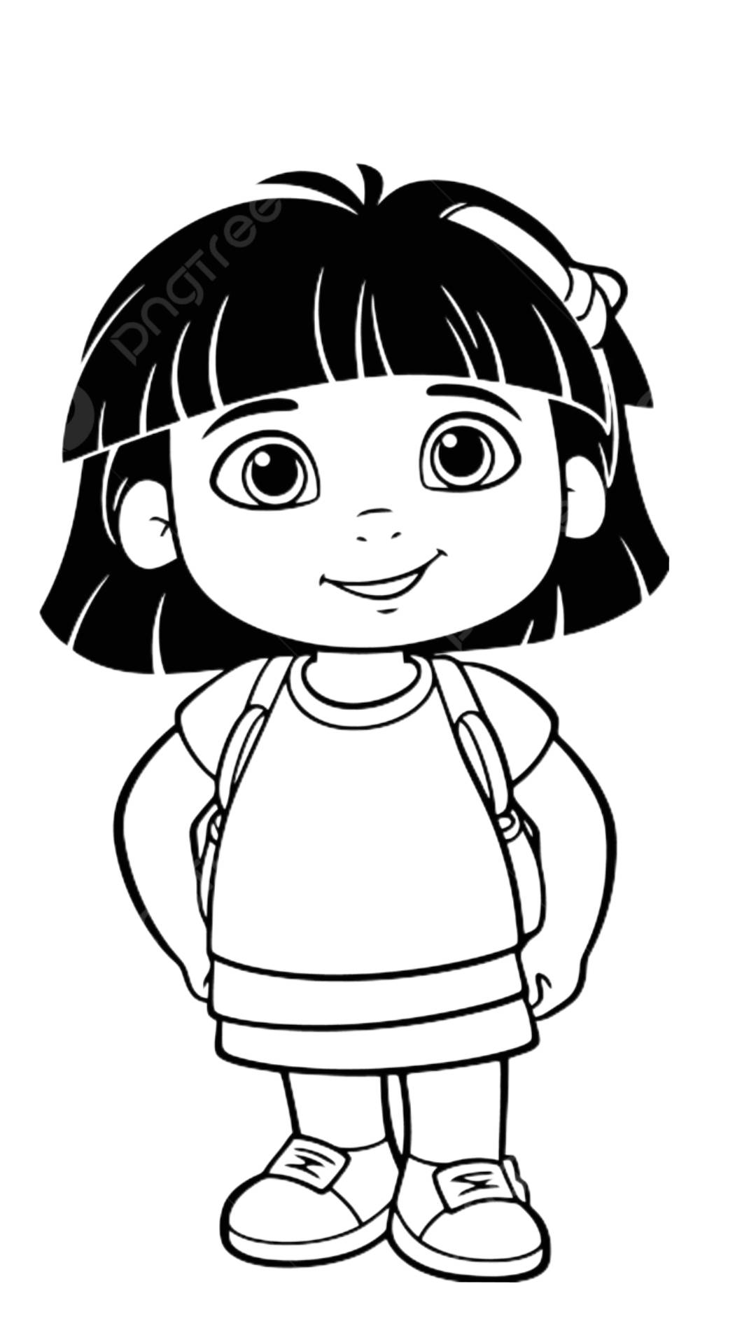 An image showing dora coloring pages outline sketc by joaauvinen on