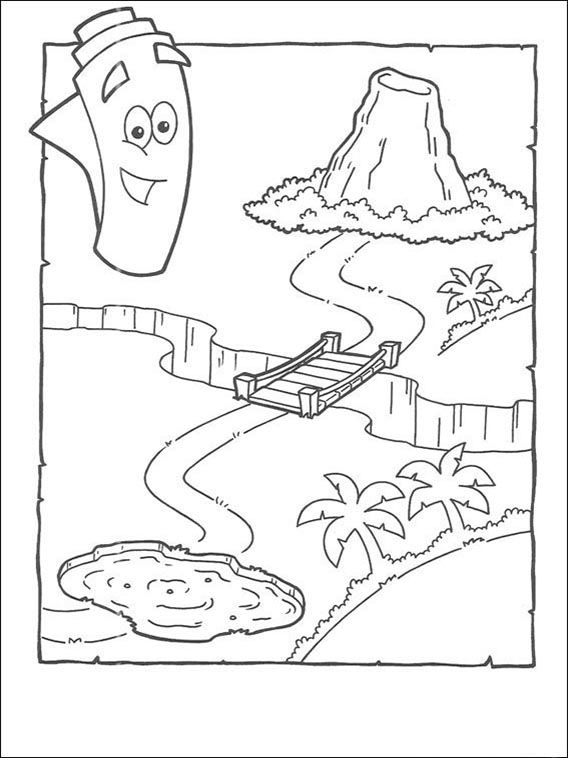 Dora the explorer coloring pages festa dora aventureira pãginas para colorir decoraãão luau