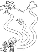 Dora the explorer coloring pages free coloring pages