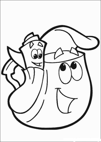 Backpack coloring page free printable coloring pages