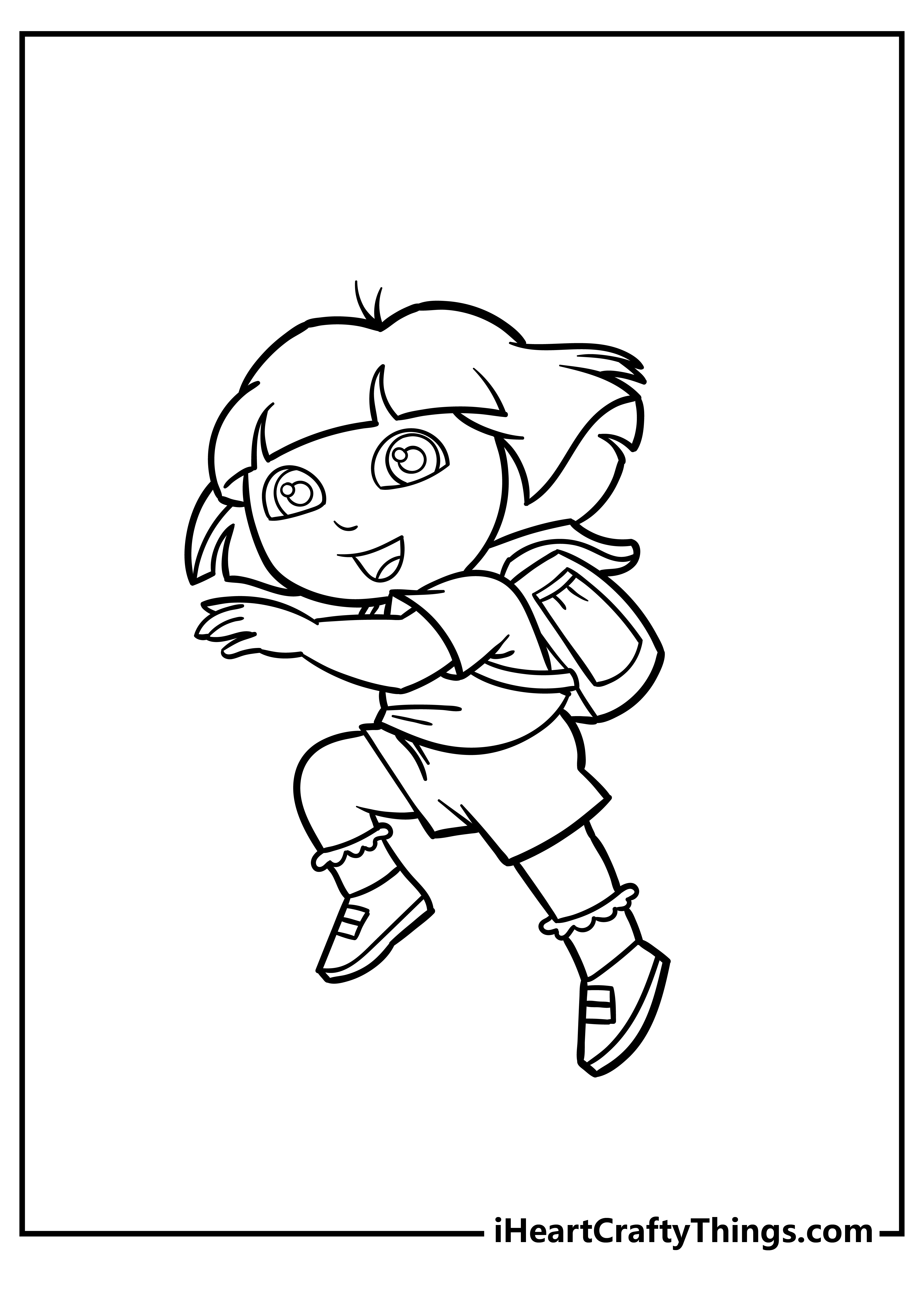 Dora coloring pages free printables