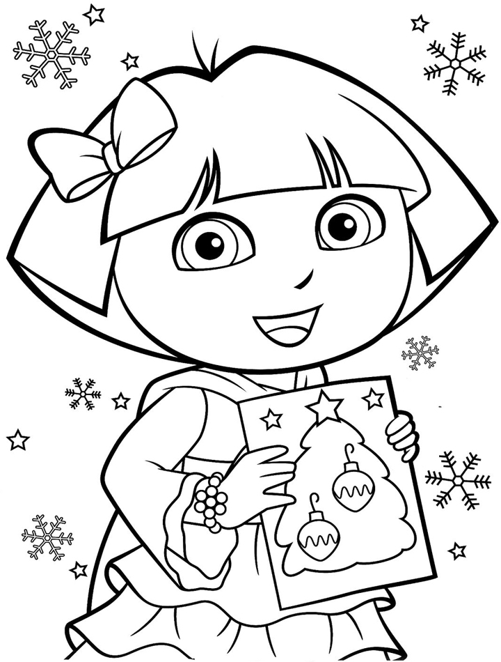 Printable dora coloring pages free printable coloring pages for kids