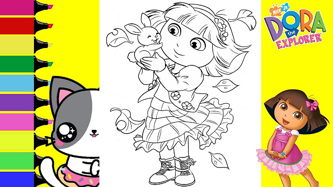 Dora the explorer coloring book pages sdj