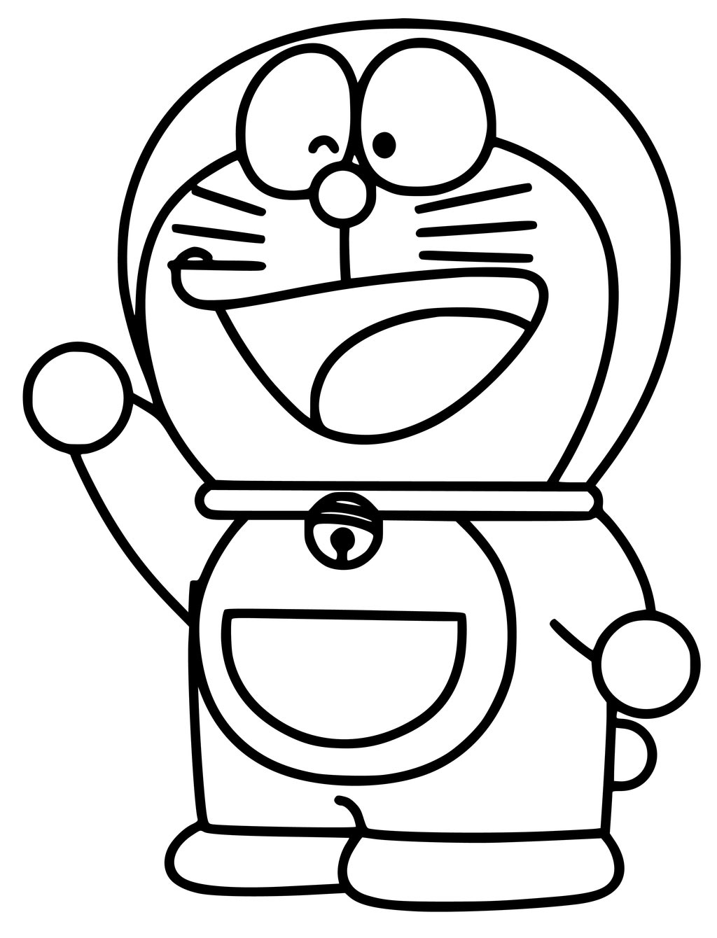 Doraemon coloring pages