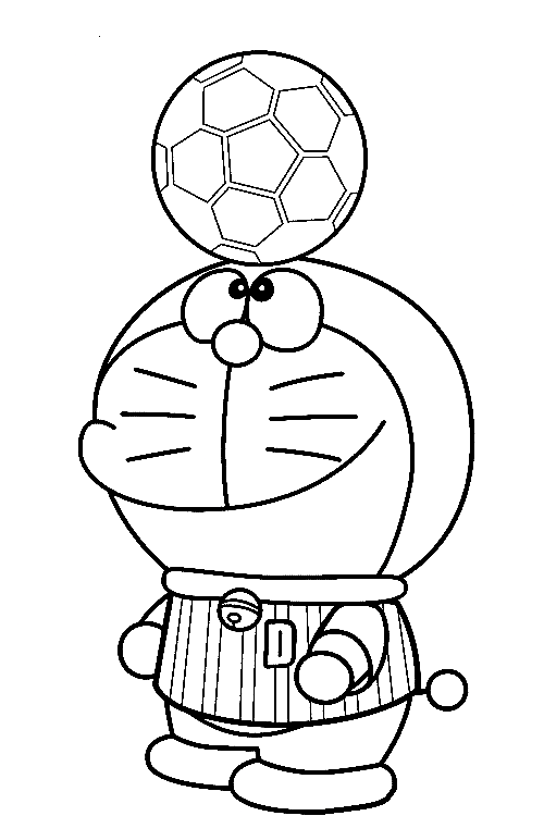 Doraemon coloring pages printable for free download