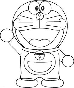 Doraemon coloring pages printable for free download