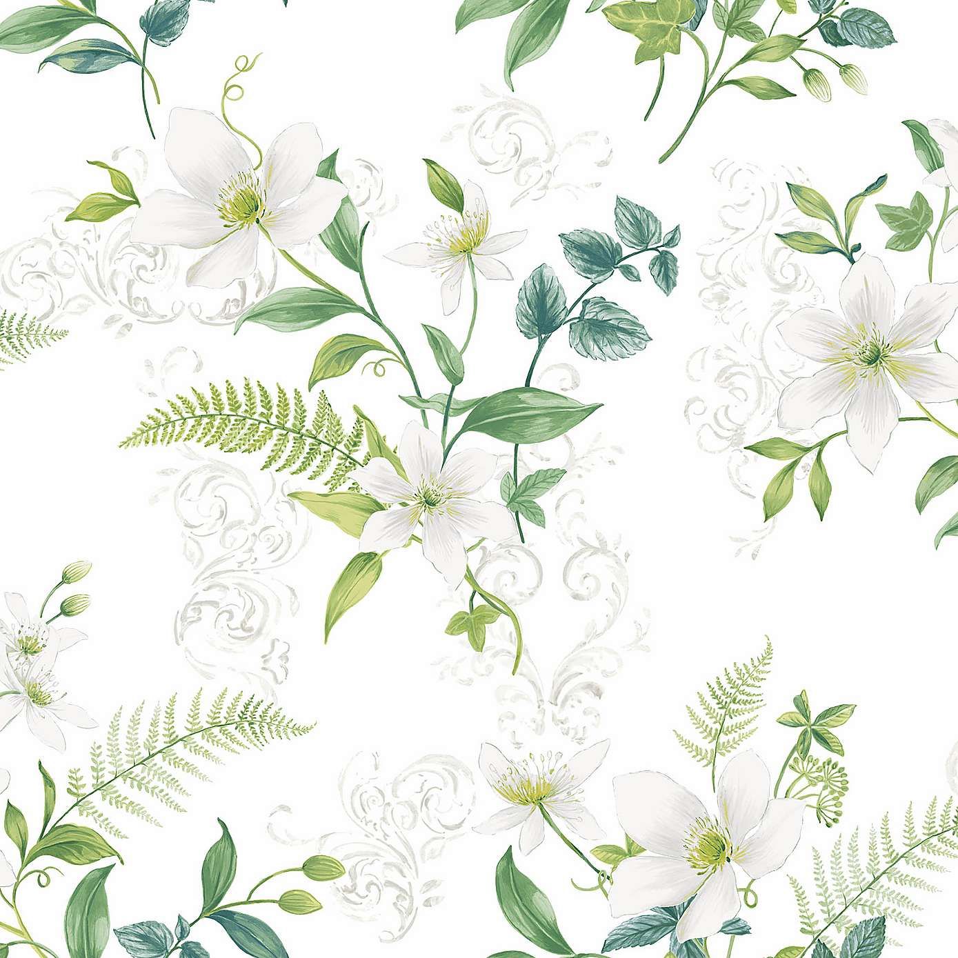 Dorma botanical green wallpaper ê íí íí ëìì