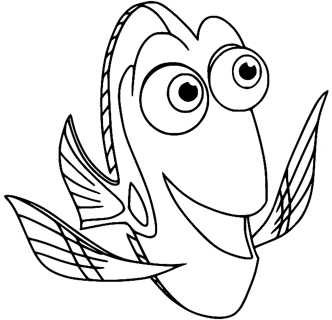 Finding dory coloring pages printable for free download