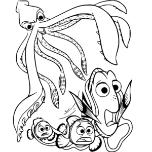 Finding dory coloring pages printable for free download