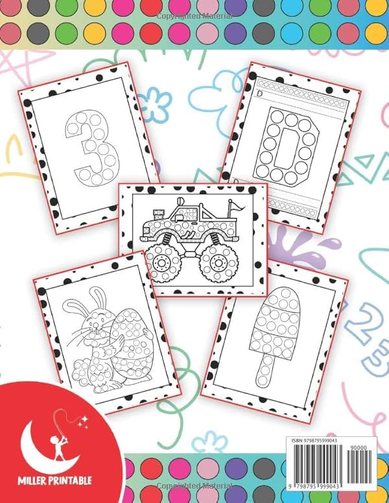 Dot markers activity book do a dot art coloring book for kids boys and girls chapters f numbers letters shapes animals and vehicles art for toddler preschool kindergarten