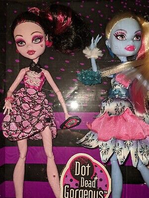 Monster high pack dot dead gorgeous draculaura abby and ghoulia nib