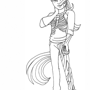 Monster high coloring pages printable for free download